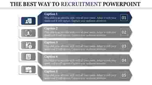 recruitment powerpoint presentation-THE BEST WAY TO RECRUITMENT POWERPOINT-blue